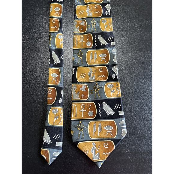 Vintage Grateful Dead Necktie Egypt 78 Second Set 100% Silk Tie - Picture 1 of 6